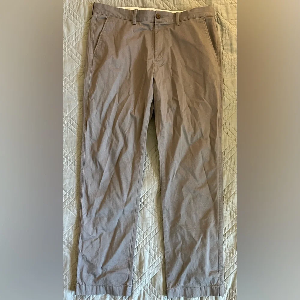 J CREW FACTORY Straight-fit flex chino pant in Gray Size 36 $79.50 H3186 - Picture 3 of 8
